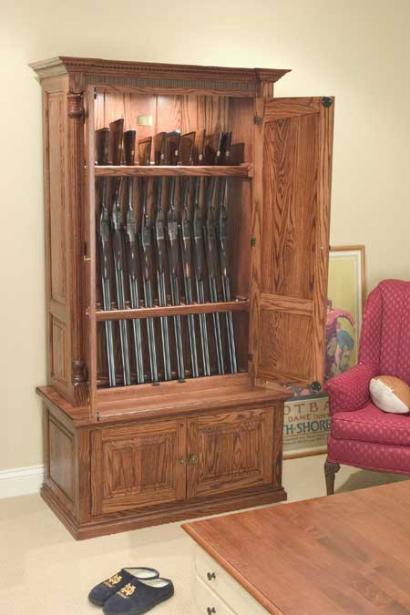 Woodloft Org Custom Amish Made Furniture Gun Cabinets And