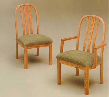 Amish Made Fanside Chair