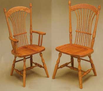 Amish Made Wheat Chair