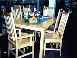 Amish Custom Made Natural Maple Mission Table