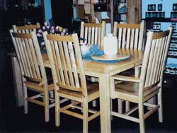 Amish Custom Made Natural Maple Mission Table