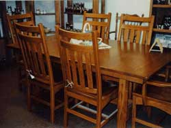 Amish Custom Made Quarter Sawn Oak Mission Table
