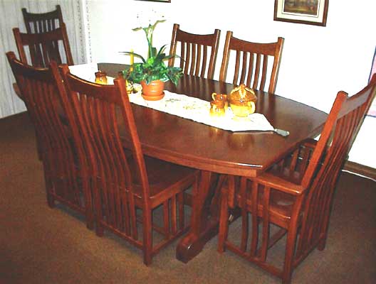 Amish Made Cherry Prestige Mission Table