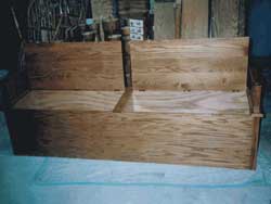 Amish Custom Made Oak Cedar Lined 6 Foot Chest