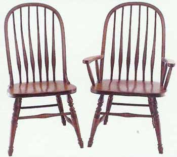 Amish Made Deluxe Bent Feather Chair