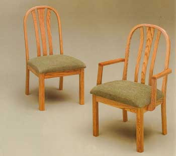 Amish Made Fanside Chair