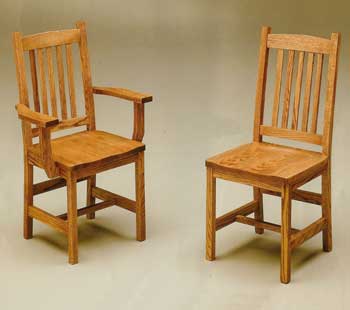 Amish Made Mission Logan Chair