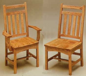 Amish Made Mission Bradford Chair