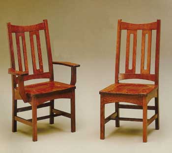 Amish Made Mission Bridgeman Chair