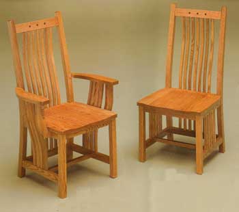Amish Made Mission Pinnacle Royal Chair