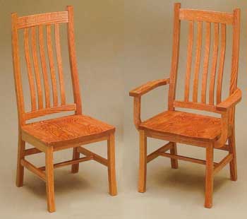 Amish Miade Mission Ridgecrast Chair