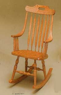 Amish Made Bent Post Rocker