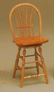 Amish Made Bow Sheaf Stool