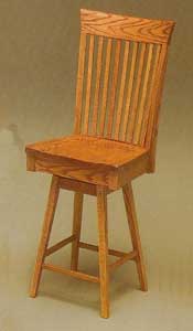 Amish Made Carlisle Swivel Stool