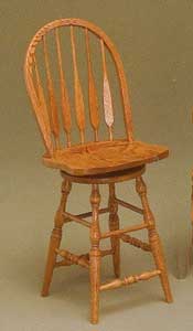 Amish Made Hi Lo Feather Stool