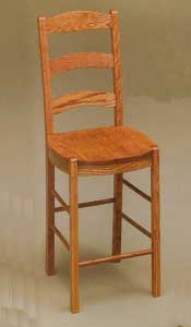 Amish Made Ladderback Stool