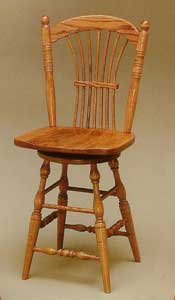 Amish Made Mason Swivel Stool