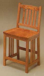 Amish Made Mission Stool
