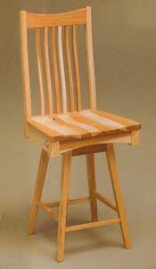 Amish Made Rio Grande Swivel Stool