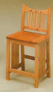 Amish Made Royal Mission Stool