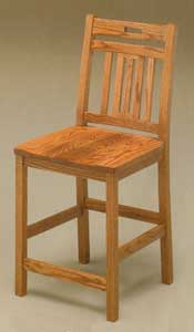 Amish Made Scrollback Stool