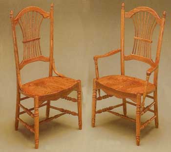 Amish Made Post Sheaf Chair