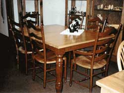 Amish Custom Made Cherry Two Tone Farmhouse