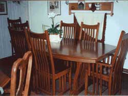 Amish Custom Made Cherry Mission Canted Table