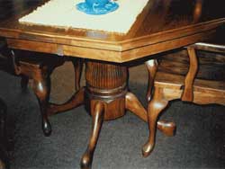 Amish Custom Made Cherry Queen Anne Tulip Pedestal