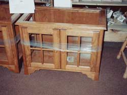 Amish Custom Made oak Display End Table