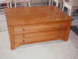 Amish Custom Made Cherry Square Coffee Table