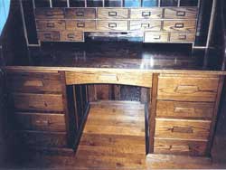 Amish Custom Made Secretary Rolltop